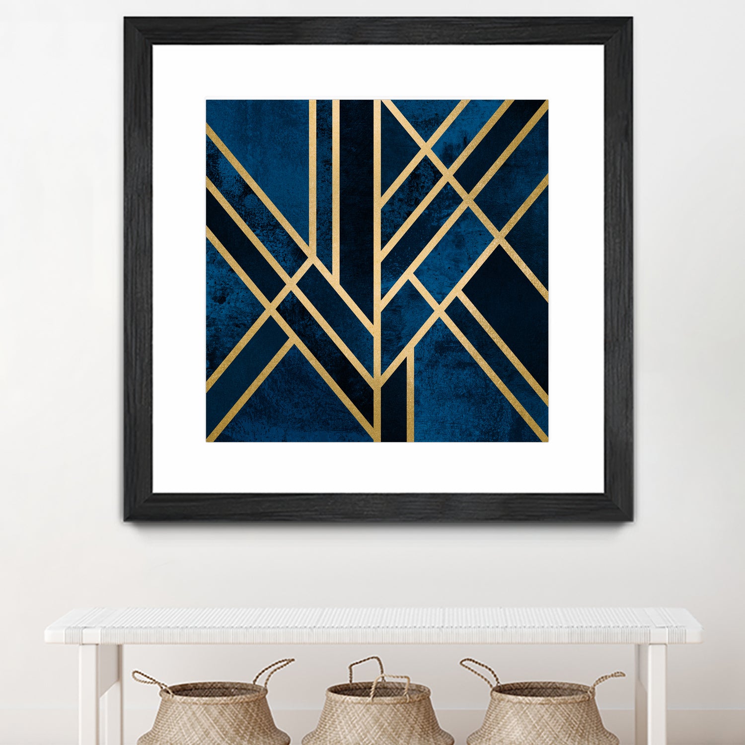 Art Deco Midnight by Elisabeth Fredriksson on GIANT ART - blue digital painting