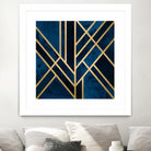 Art Deco Midnight by Elisabeth Fredriksson on GIANT ART - blue digital painting