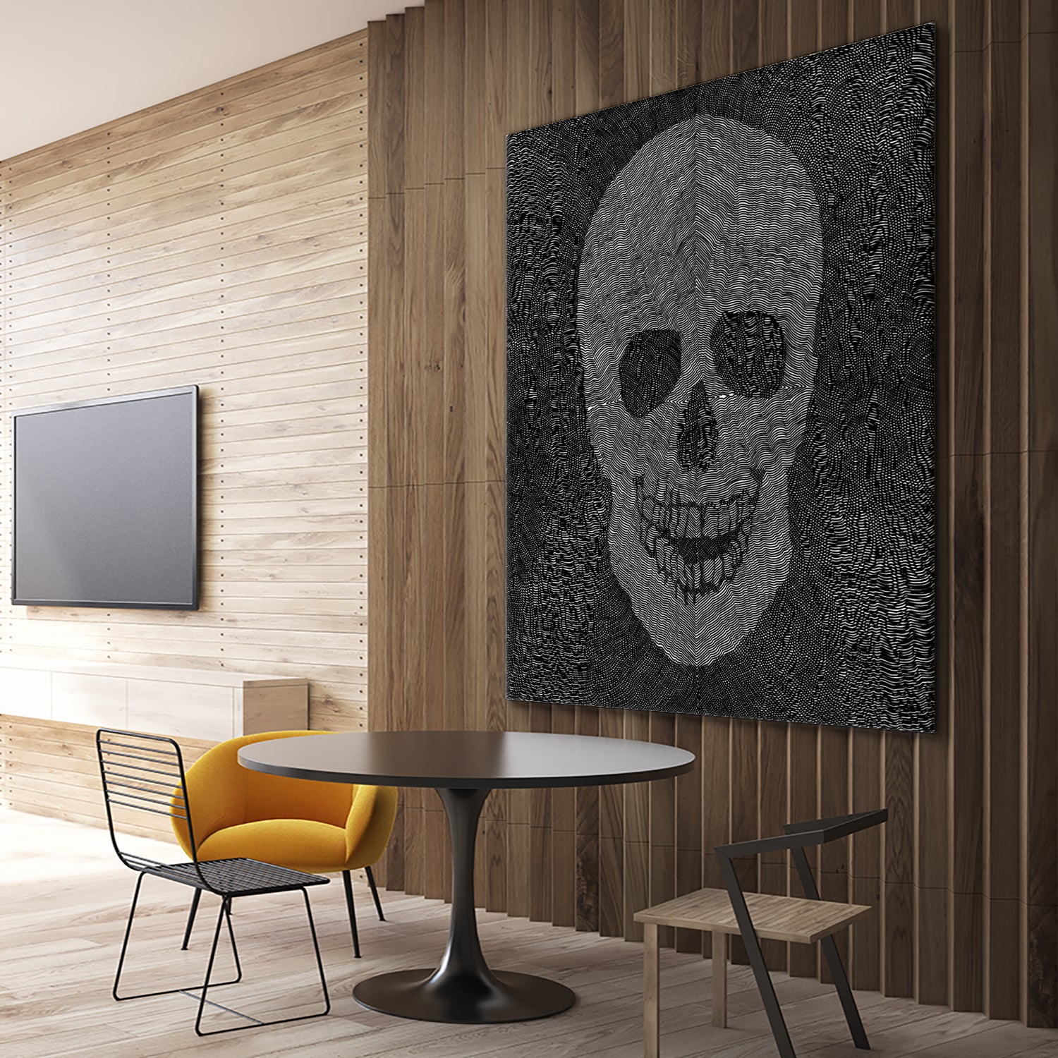 Memento Mori IV (17 hours) by Victor Fitzsimons on GIANT ART - black digital drawing