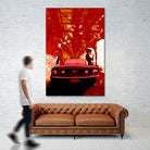 The Car by Oriol Vidal on GIANT ART - red digital painting