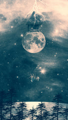 One day I fell from my moon cottage by Belle Flores on GIANT ART - photo manipulation