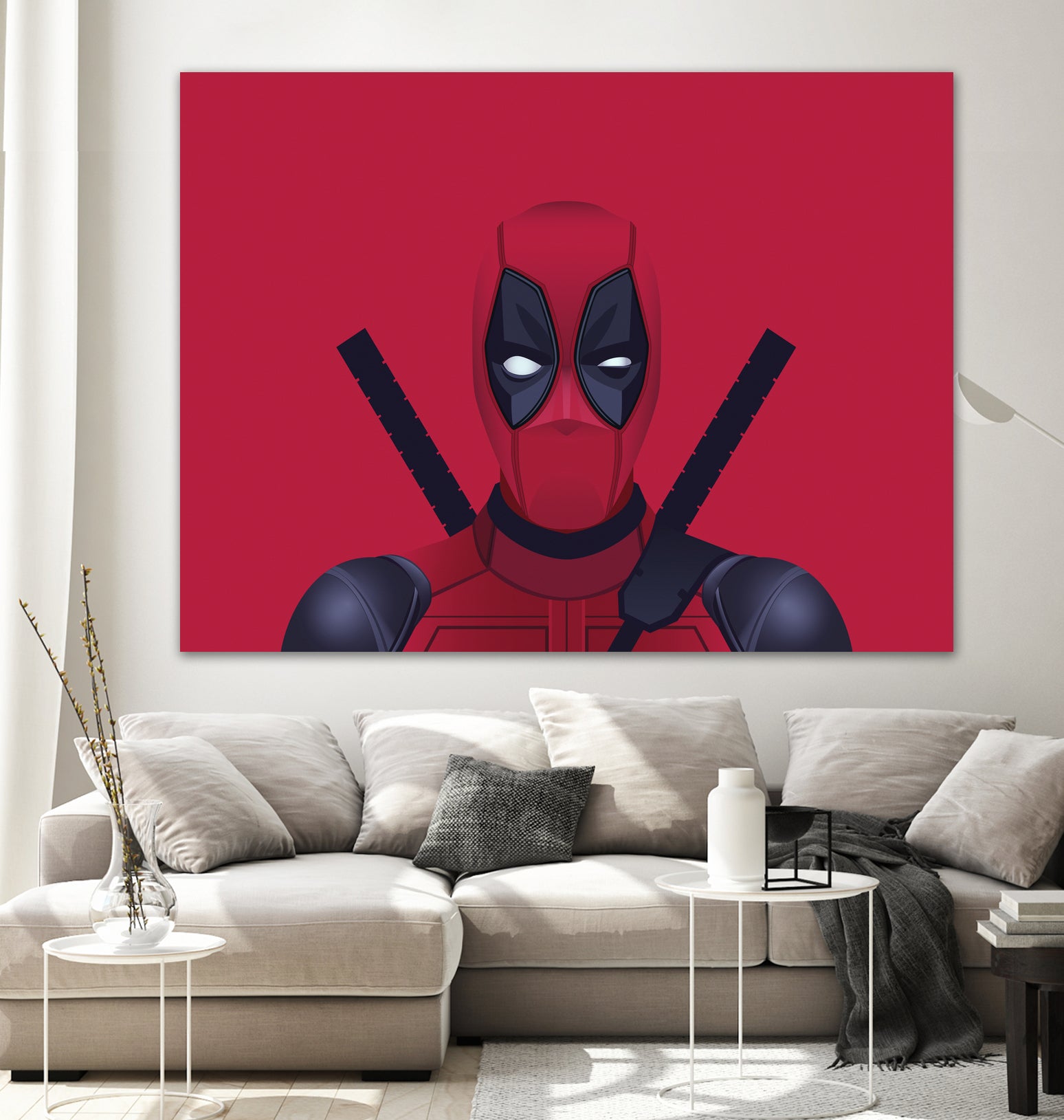 Deadpool by B.B. Wolfe on GIANT ART - red digital drawing