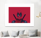 Deadpool by B.B. Wolfe on GIANT ART - red digital drawing