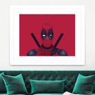 Deadpool by B.B. Wolfe on GIANT ART - red digital drawing