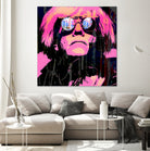 Inspired by Warhol Portrait by Stephen Chambers on GIANT ART - pink digital painting