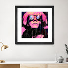 Inspired by Warhol Portrait by Stephen Chambers on GIANT ART - pink digital painting