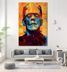 Frankenstein by Stephen Chambers on GIANT ART - yellow digital painting