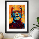 Frankenstein by Stephen Chambers on GIANT ART - yellow digital painting