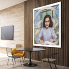 Anne Frank by Asya Mitskevich on GIANT ART - pink digital painting