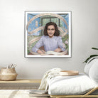 Anne Frank by Asya Mitskevich on GIANT ART - pink digital painting