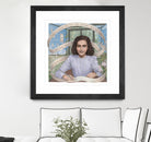 Anne Frank by Asya Mitskevich on GIANT ART - pink digital painting