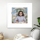 Anne Frank by Asya Mitskevich on GIANT ART - pink digital painting