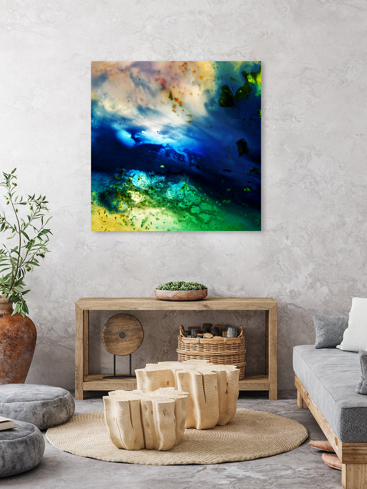 Under the sea by Pierre Mahieu on GIANT ART - blue digital painting