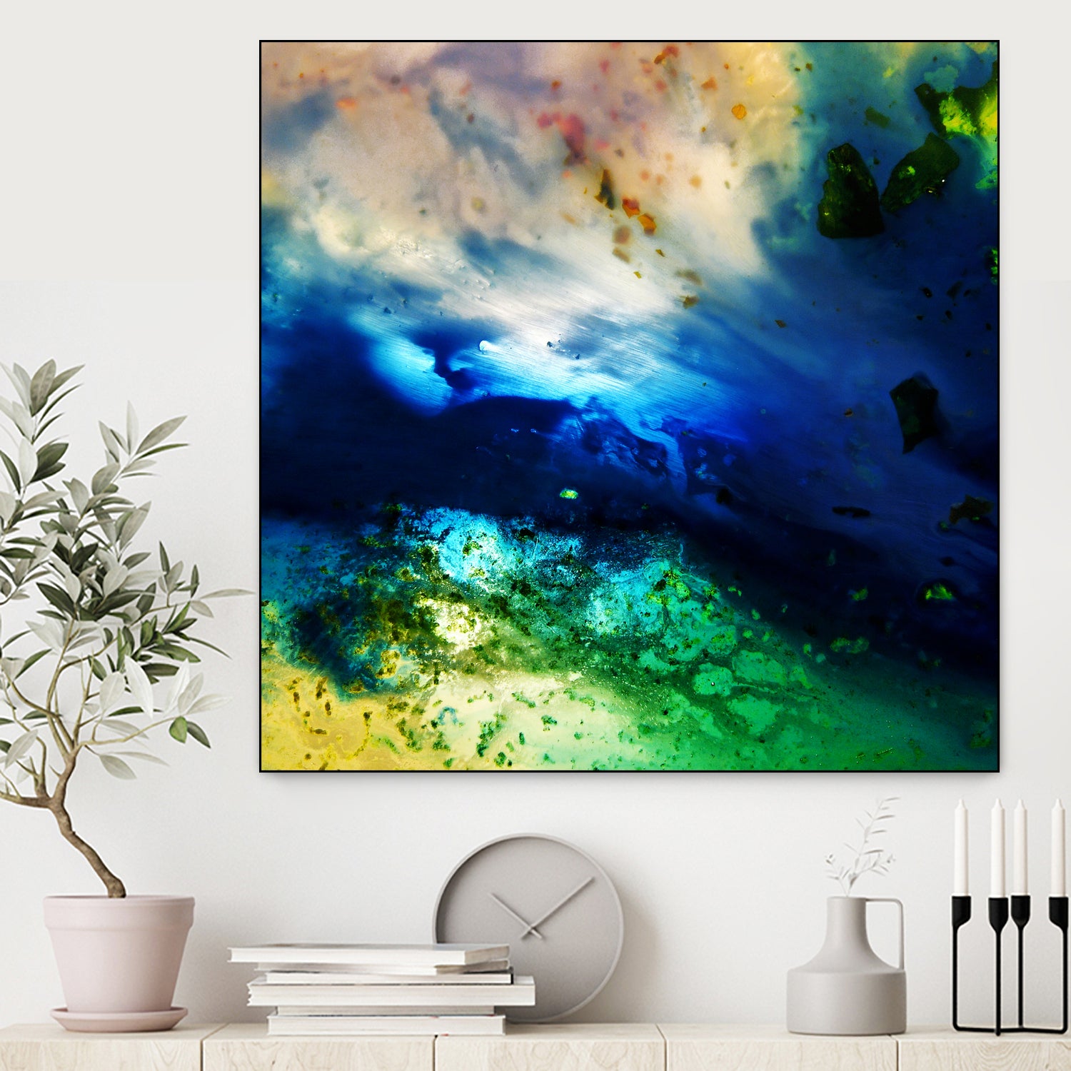 Under the sea by Pierre Mahieu on GIANT ART - blue digital painting