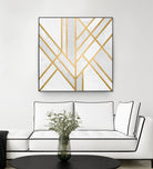 Art Deco Geometry by Elisabeth Fredriksson on GIANT ART - white digital painting