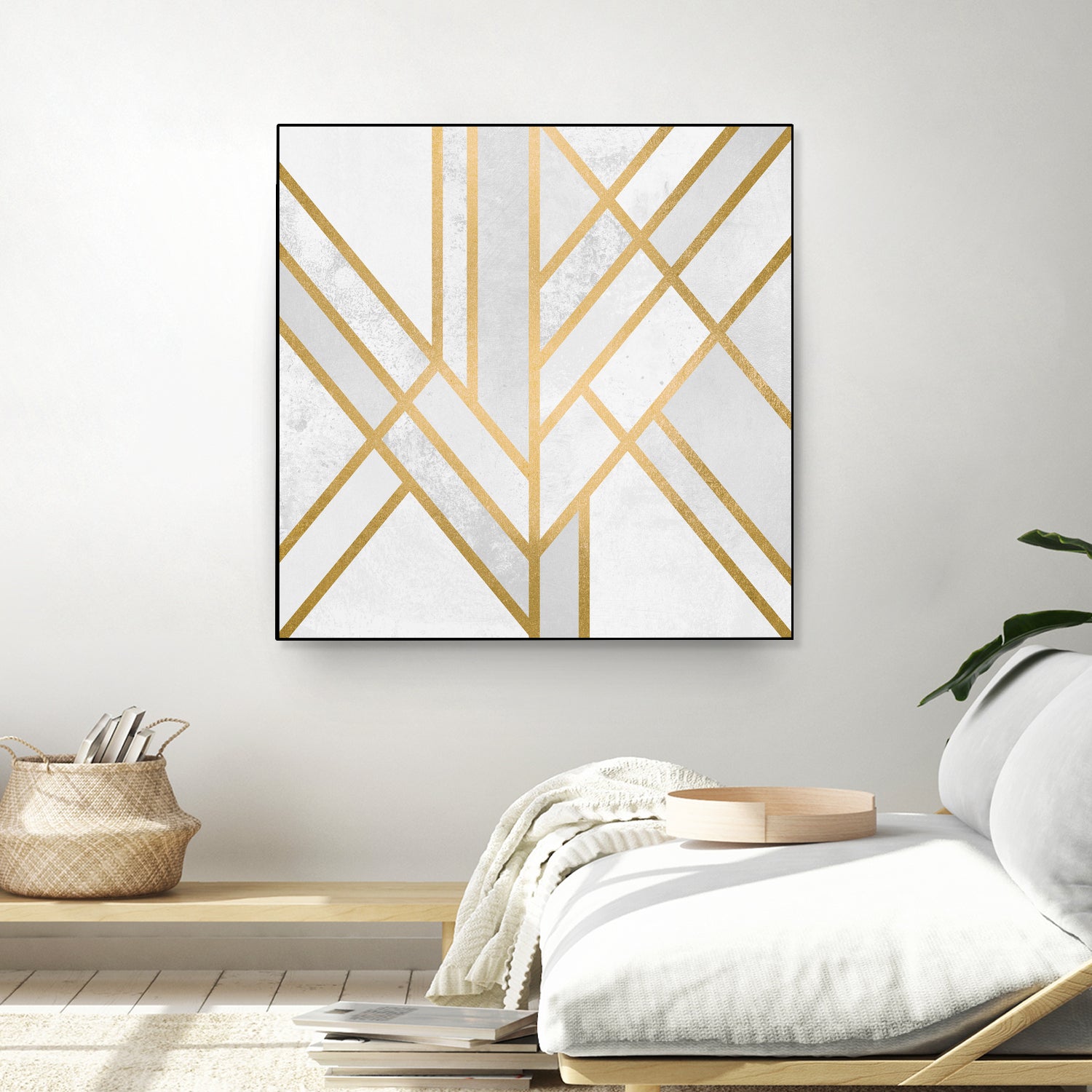 Art Deco Geometry by Elisabeth Fredriksson on GIANT ART - white digital painting