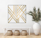 Art Deco Geometry by Elisabeth Fredriksson on GIANT ART - white digital painting