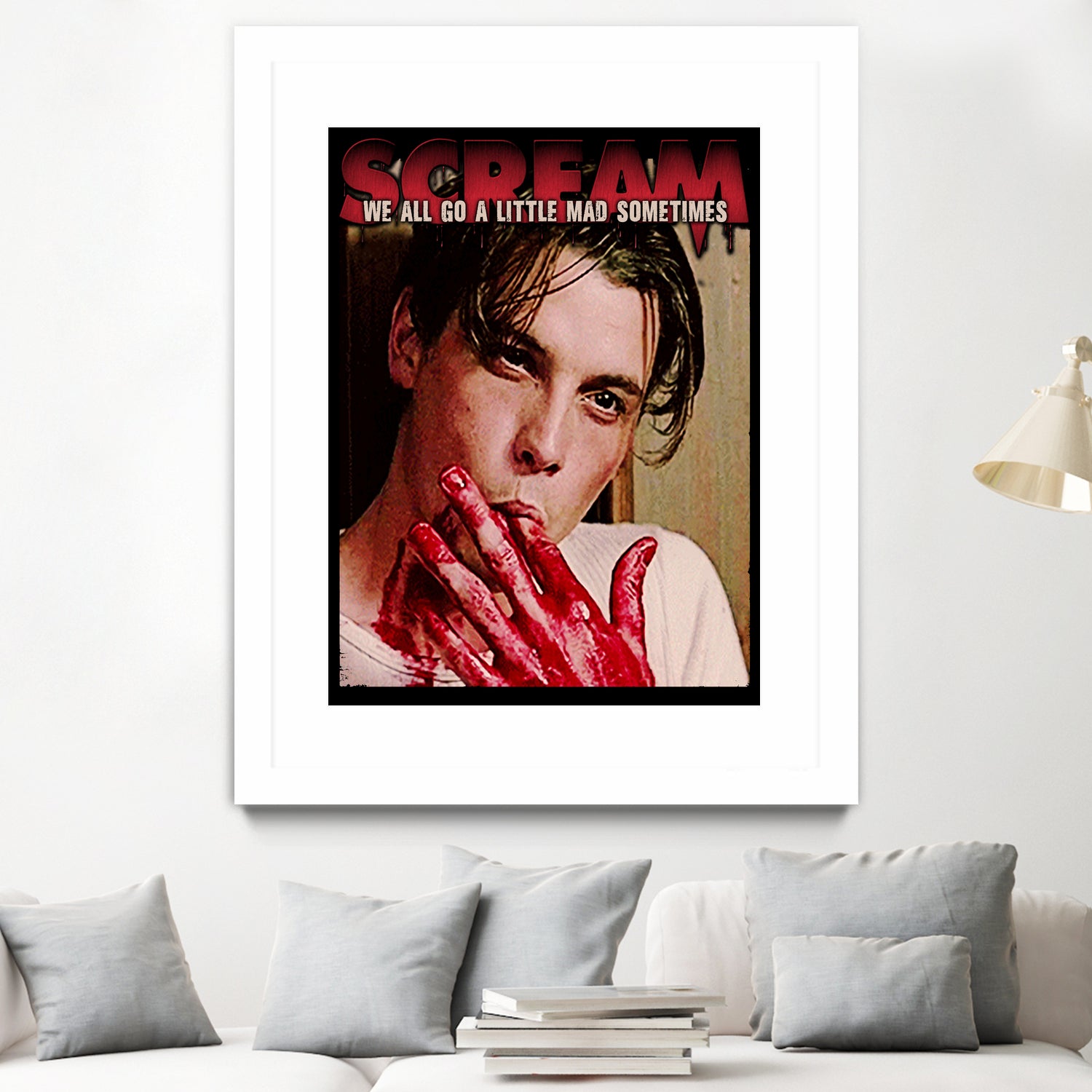 Billy Loomis Scream Horror Movie 1996 by Nguyet Nguyen Thi Bich on GIANT ART - red character design