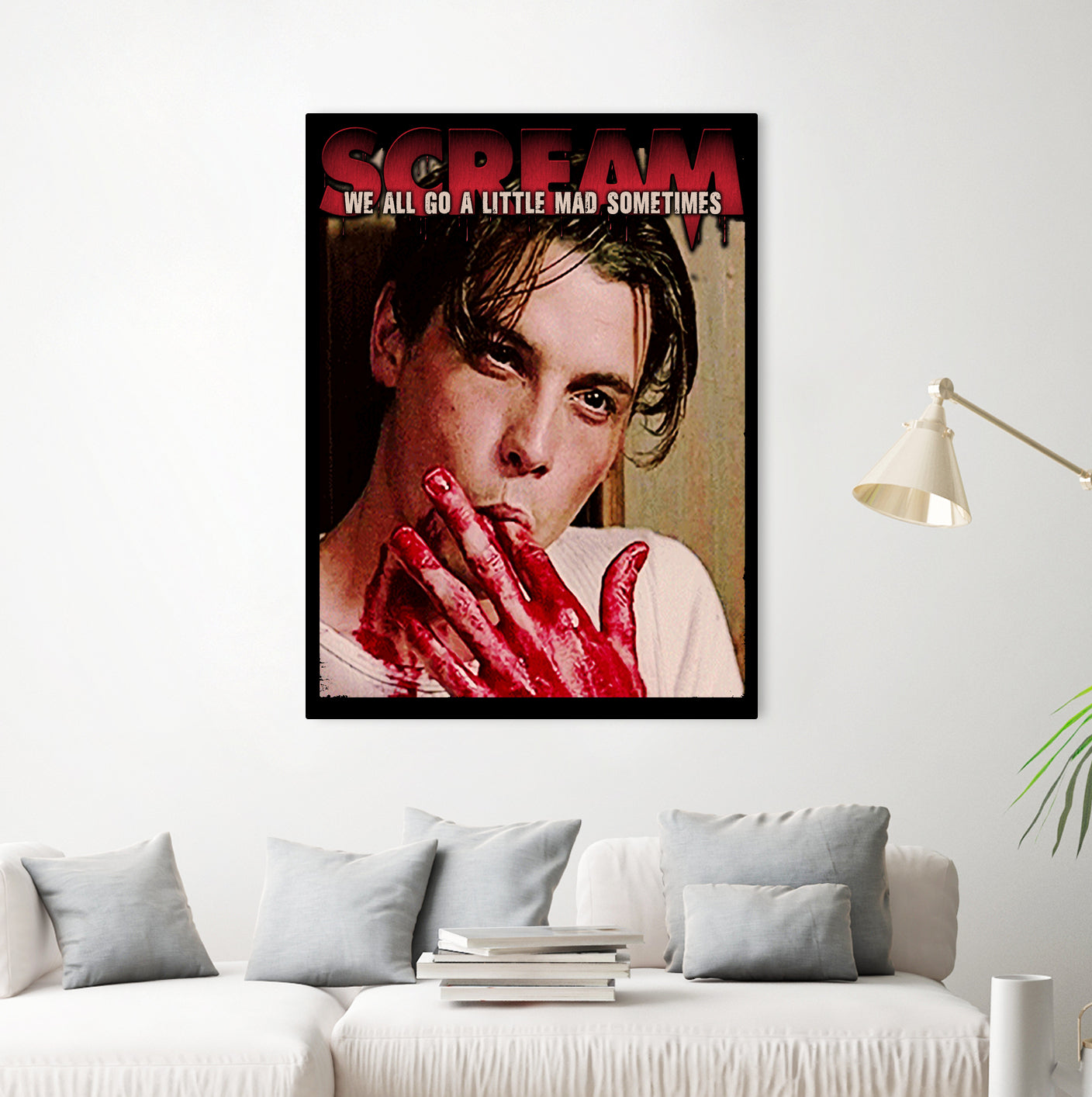 Billy Loomis Scream Horror Movie 1996 by Nguyet Nguyen Thi Bich on GIANT ART - red character design