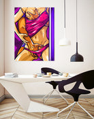 Hands by Sandra Kowalskii on GIANT ART - fuchsia digital painting