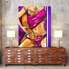 Hands by Sandra Kowalskii on GIANT ART - fuchsia digital painting