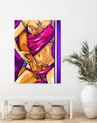 Hands by Sandra Kowalskii on GIANT ART - fuchsia digital painting