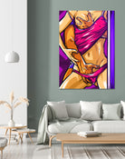 Hands by Sandra Kowalskii on GIANT ART - fuchsia digital painting