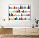 Bottles Multi by Emeline Tate-Robertson on GIANT ART - blue digital painting