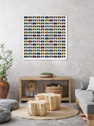 140 Rainbow Tapes by Emeline Tate-Robertson on GIANT ART - blue digital painting