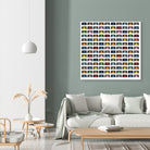 140 Rainbow Tapes by Emeline Tate-Robertson on GIANT ART - blue digital painting