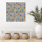 140 Rainbow Tapes by Emeline Tate-Robertson on GIANT ART - blue digital painting