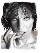 Milla Jovovich by Michele Amadesi on GIANT ART - black mixed media