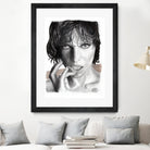 Milla Jovovich by Michele Amadesi on GIANT ART - black mixed media