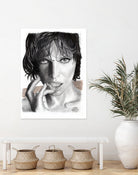 Milla Jovovich by Michele Amadesi on GIANT ART - black mixed media