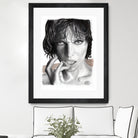 Milla Jovovich by Michele Amadesi on GIANT ART - black mixed media