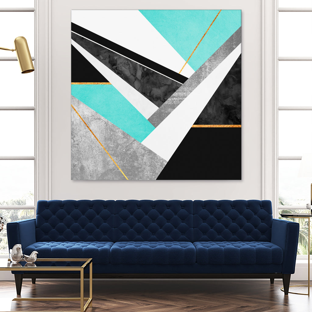 Lines & Layers 2 by Elisabeth Fredriksson on GIANT ART - black digital drawing