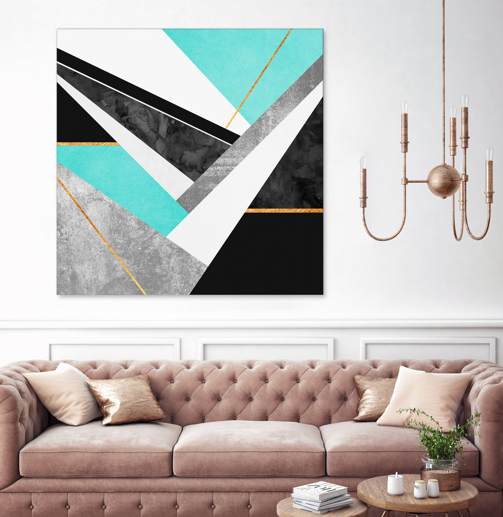 Lines & Layers 2 by Elisabeth Fredriksson on GIANT ART - black digital drawing