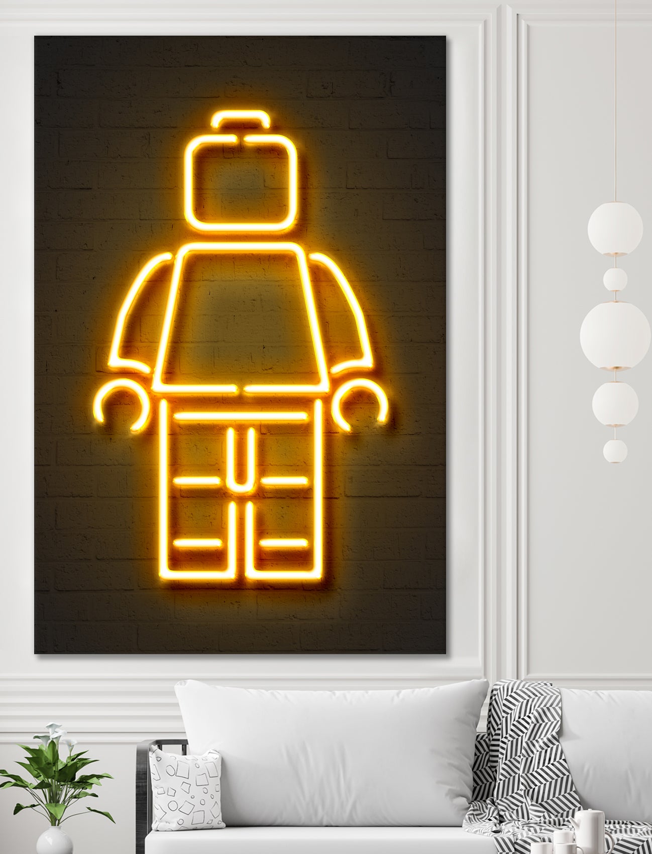 Minifig by Octavian Mihai Mielu on GIANT ART - yellow 3d art