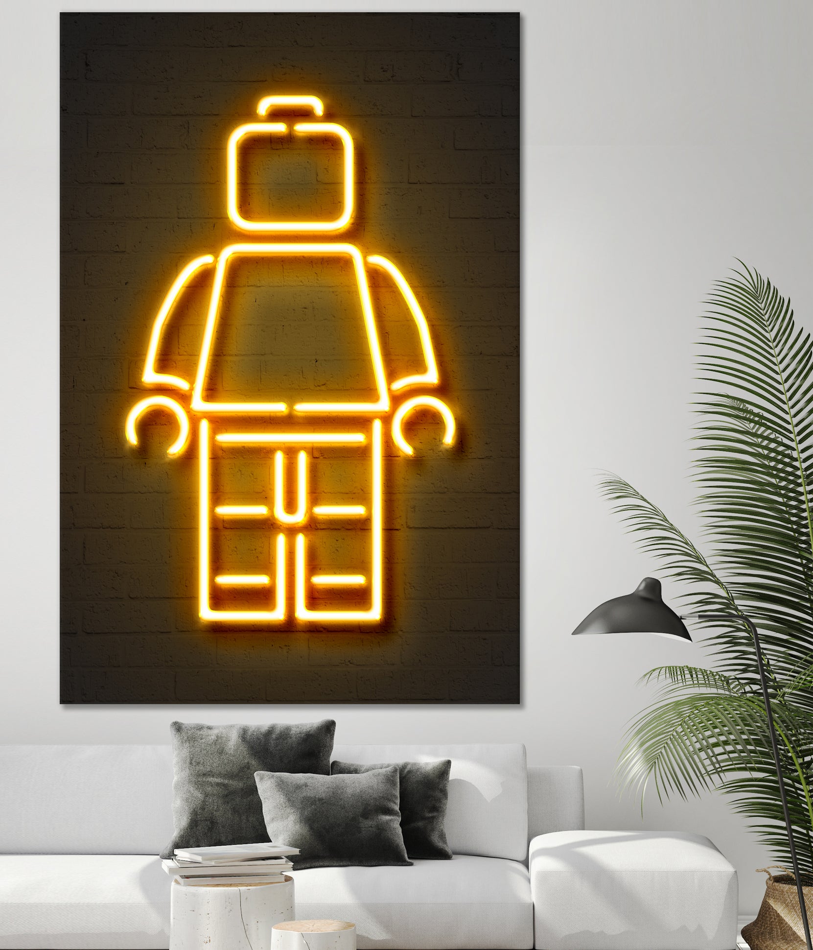 Minifig by Octavian Mihai Mielu on GIANT ART - yellow 3d art