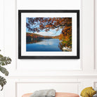 Lake Killarney in Autumn Beauty by Susan Kline on GIANT ART - blue photo illustration