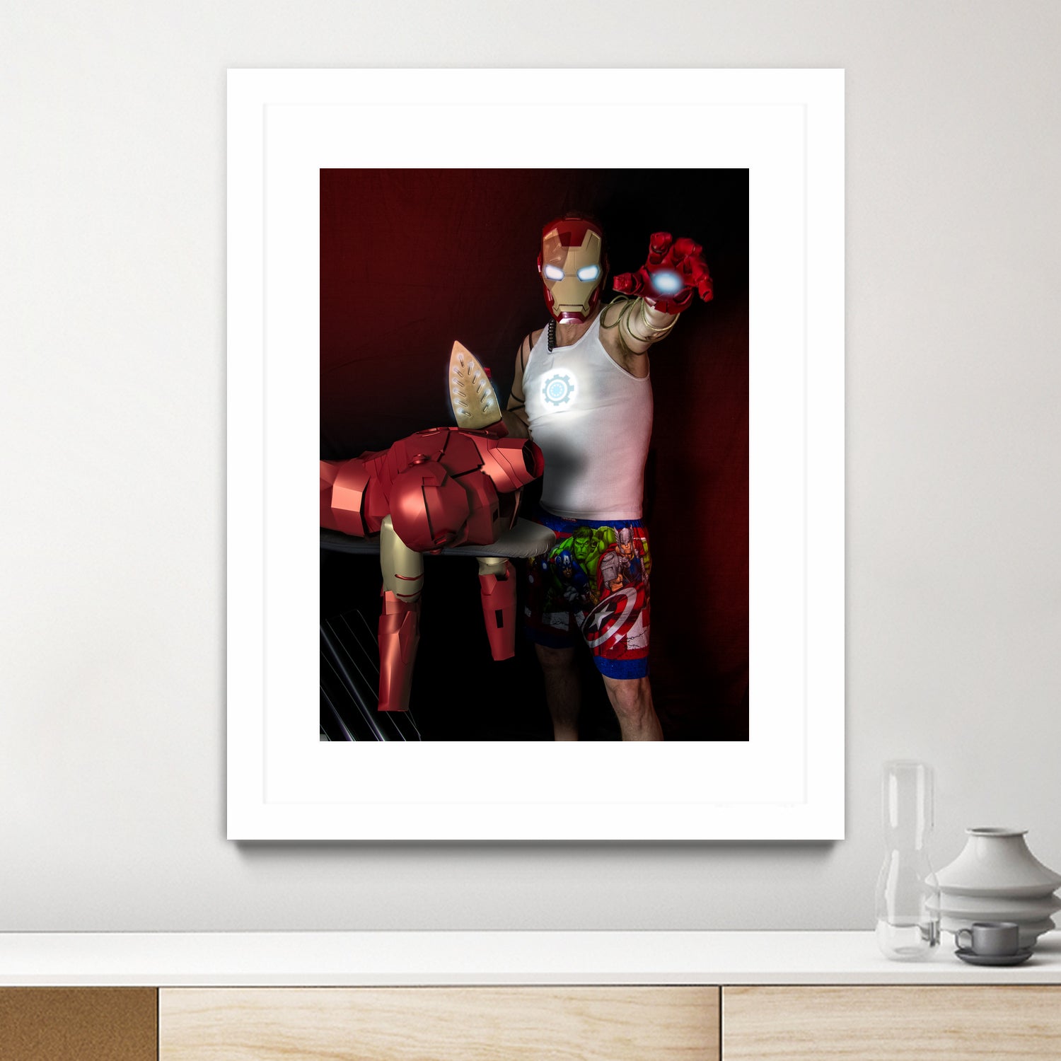 Iron Man by Randy Turnbow on GIANT ART - red photo manipulation