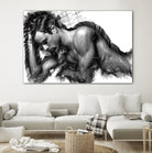 Male Pose 1416 by Rafael Salazar on GIANT ART - black digital painting