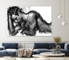 Male Pose 1416 by Rafael Salazar on GIANT ART - black digital painting