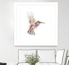 hummingbird by mohammad isman on GIANT ART - white digital painting