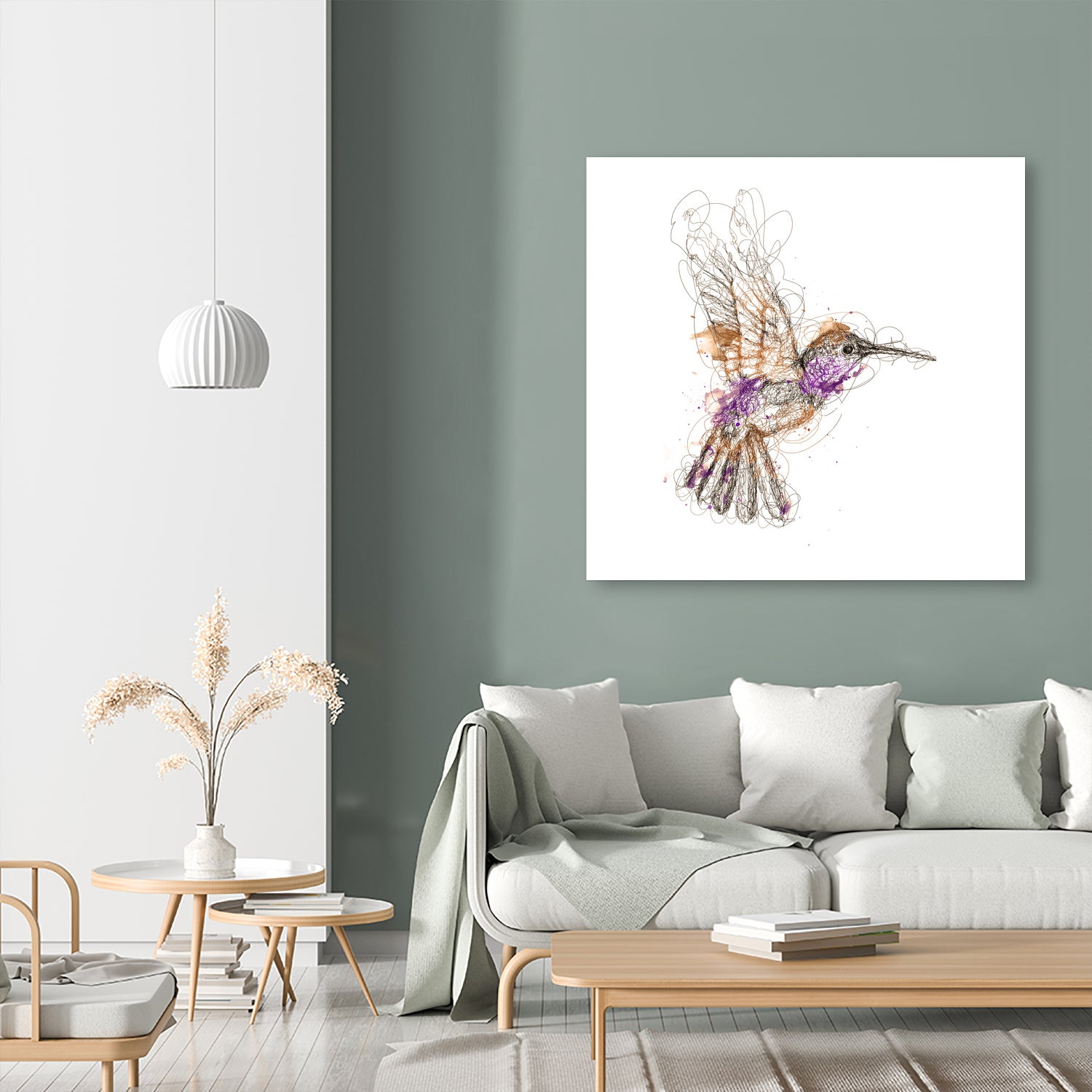 hummingbird by mohammad isman on GIANT ART - white digital painting