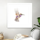 hummingbird by mohammad isman on GIANT ART - white digital painting