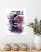Lionel Messi Watercolor by Septiyan Nugroho on GIANT ART - white digital painting