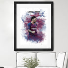 Lionel Messi Watercolor by Septiyan Nugroho on GIANT ART - white digital painting