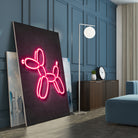 Balloon dog by Octavian Mihai Mielu on GIANT ART - pink 3d art