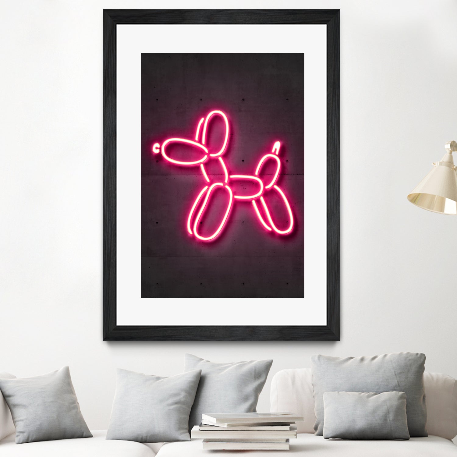 Balloon dog by Octavian Mihai Mielu on GIANT ART - pink 3d art